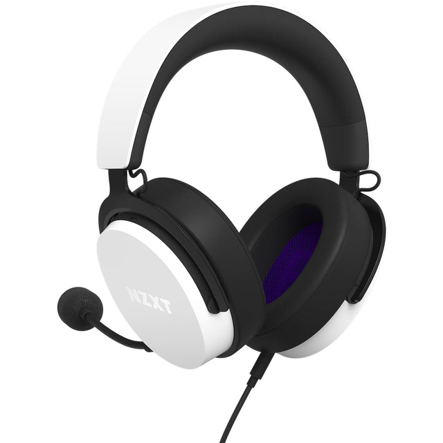 NZXT AP-WCB40-W2 audífono y auriculare Auriculares Alámbrico Diadema Juego Blanco, 20 - 40000 Hz, 269.5 g