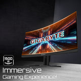 GIGABYTE G27FC A 27" Monitor de Juego Curvo FHD - 1920 x 1080, 1500R, 165Hz, 1ms, 250 cd/m², FreeSync Premium, HDMI 1.4, Displayport 1.2 Monitor 68,6 cm (27") 1920 x 1080 Pixeles Full HD Edge LED Negro