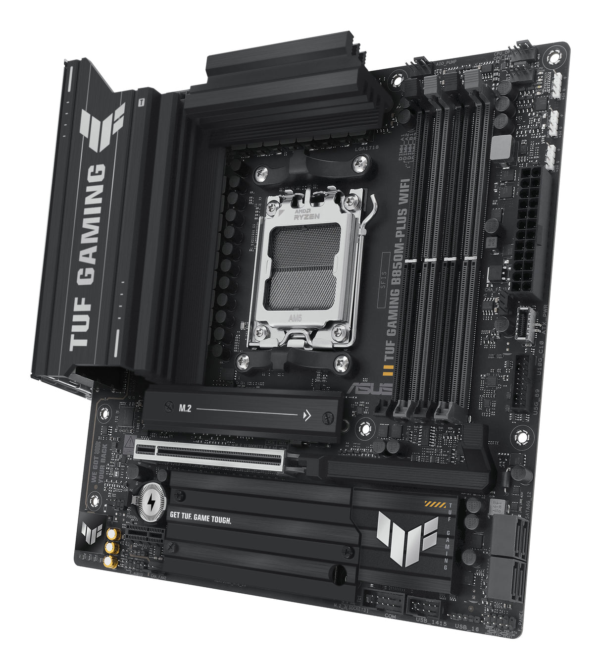 ASUS TUF GAMING B850M-PLUS WIFI placas base AMD Zócalo AM5 Zócalo AM5 DDR5-SDRAM