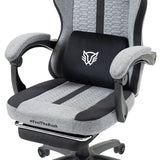 Balam Rush BR-940757 silla para videojuegos Silla universal para juegos Asiento acolchado tapizado Gris, 120 kg, Respald