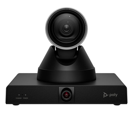 HP Poly Cámara inteligente Poly Studio E60 4K con zoom óptico de 12 aumentos y MPTZ Cámaras de videoconferencia 8 MP 8 M