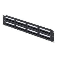 StarTech.com Panel de Parcheo 2U de 48 Puertos Cat6 RJ45 de Montaje en Rack de Servidores - UTP -Tipo 110 Punch Down - P