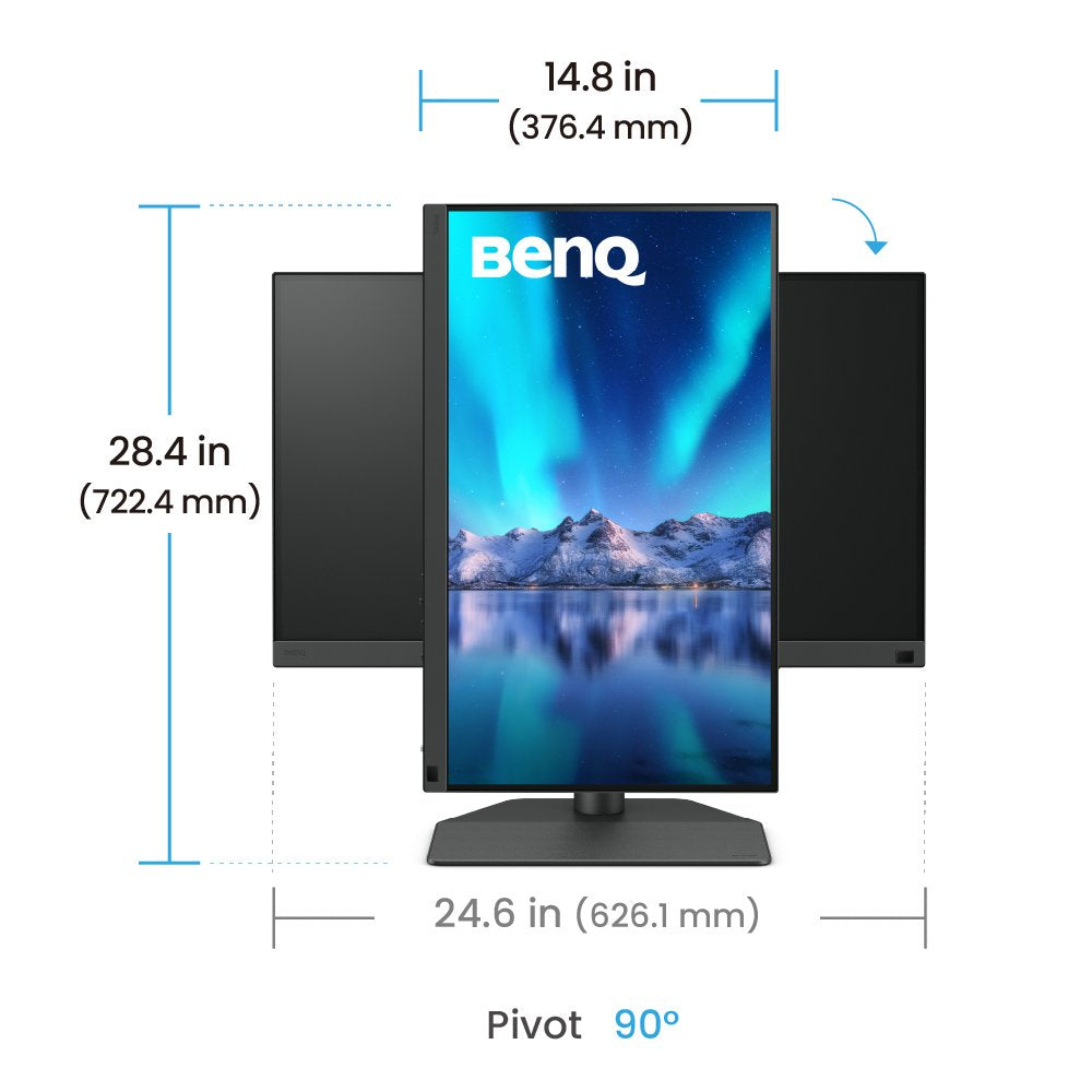 BenQ SW242Q Monitor 61,2 cm (24.1") 2560 x 1600 Pixeles WQXGA LED Negro