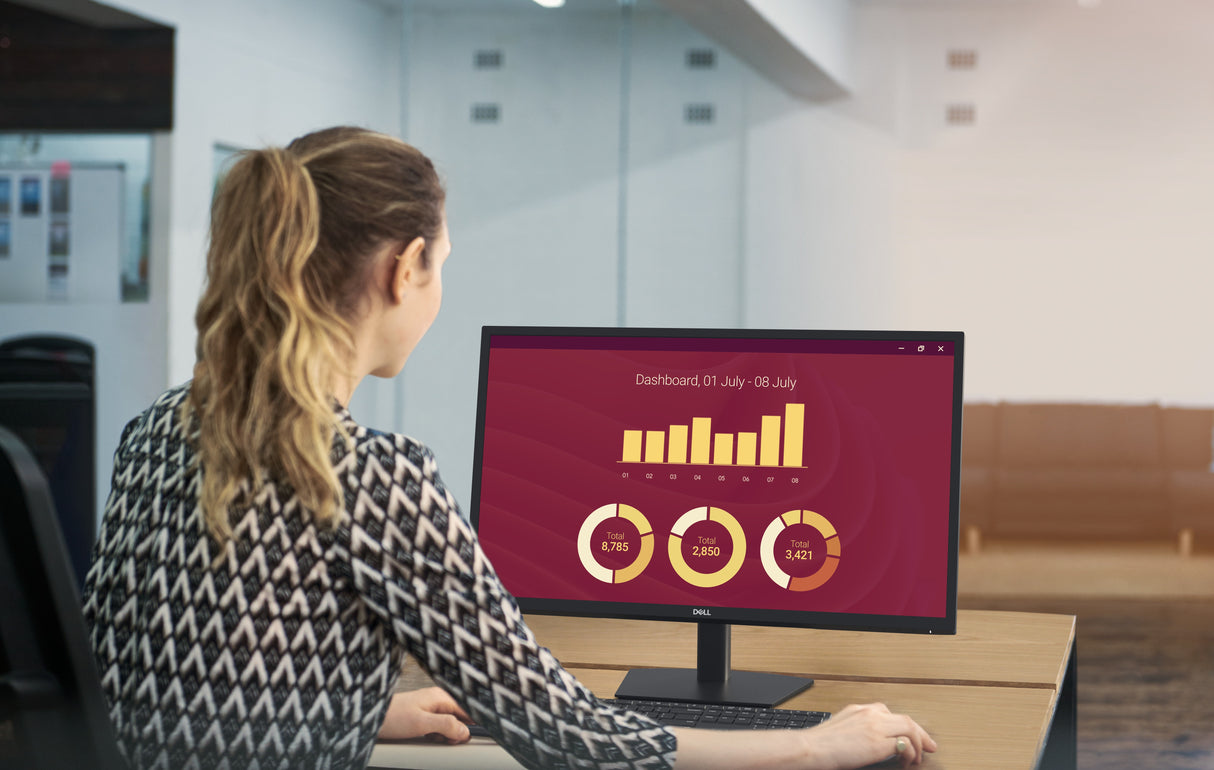 DELL E Series E2725H monitor de computadora 68.6 cm (27") 1920 x 1080 Pixeles Full HD LED Negro
