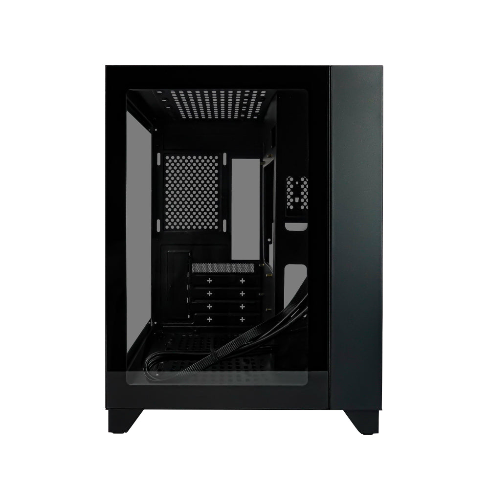 Game Factor CSG570 gabinete de computadora Midi Tower Negro, ATX, Micro ATX, Mini-ITX