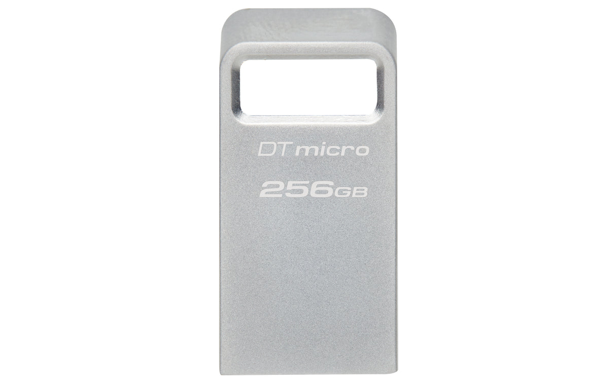 Kingston Technology 256GB DataTraveler Micro 200MB/s Metal USB 3.2 Gen 1 Memoria Flash 256 GB USB tipo A 3.2 Gen 1 (3.1 Gen 1) 200 MB/s