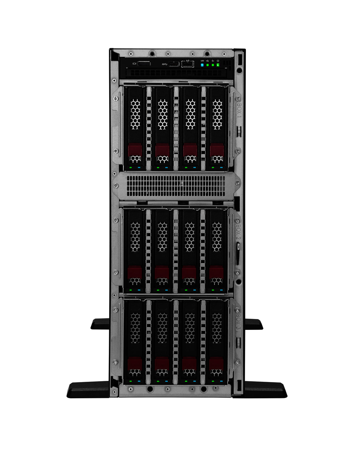 HPE ProLiant ML350 Gen11 4510 2.4GHz 12c 1P 2x32GB-R 8SFF MR408i-o 2x960GB SSD 2x800W PS LA Server Servidores Intel® Xeo