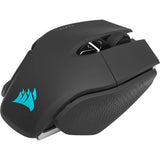 Corsair M65 RGB ULTRA ratón Juego Diestro RF Wireless + Bluetooth + USB Type-A Óptico 26000 DPI, Negro