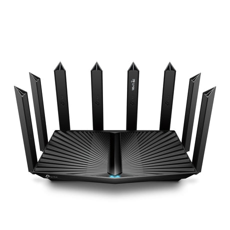TP-Link Archer AXE95 router inalámbrico 2.5 Gigabit Ethernet Triple banda (2.4 GHz / 5 GHz / 6 GHz) Negro, Wi-Fi 6E (802.11ax), Router de mesa