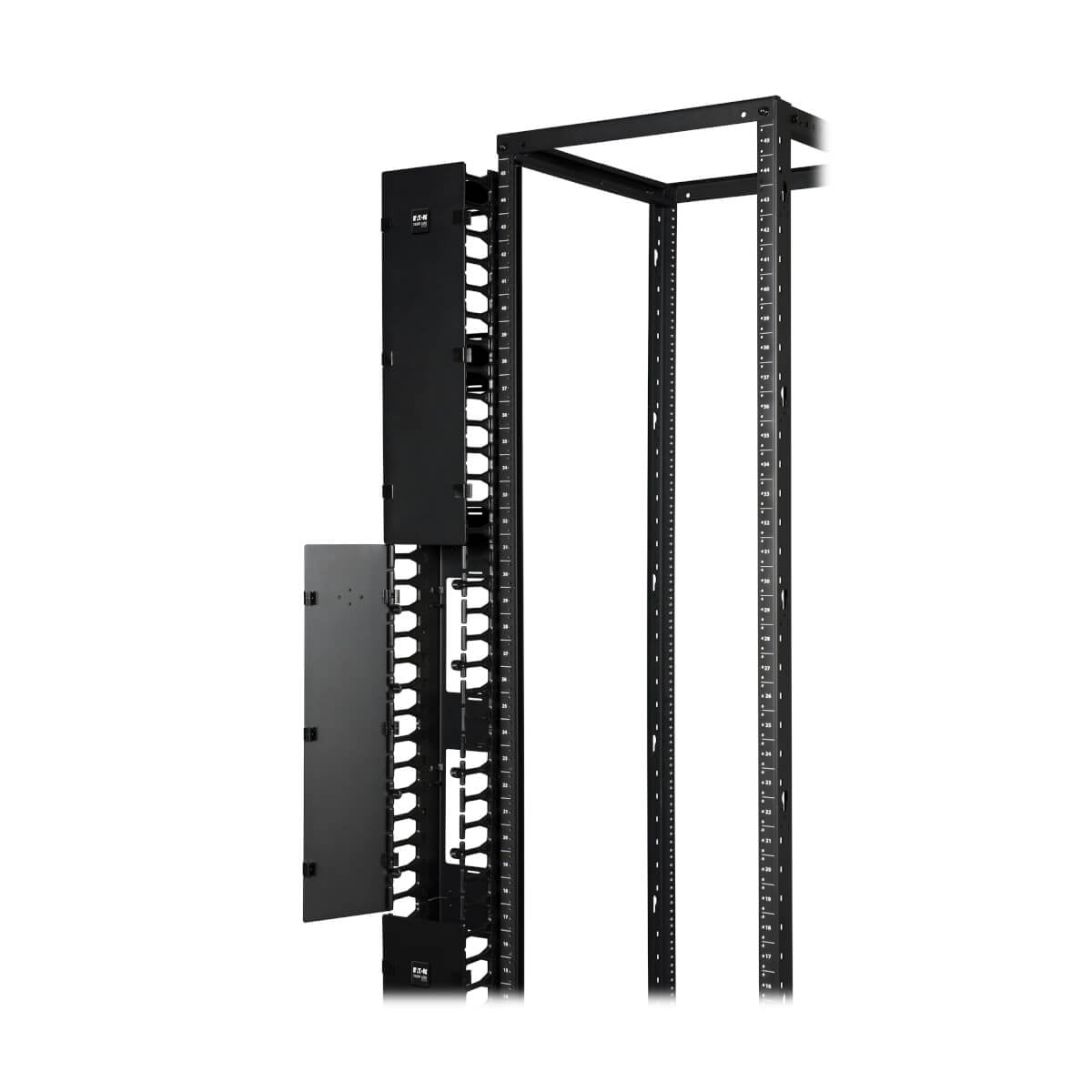 Tripp Lite SRCABLEVRT6 Sujetador de Cable Vertical de Alta Capacidad, 15.24 cm [6"] - Ducto de peine doble con tapa