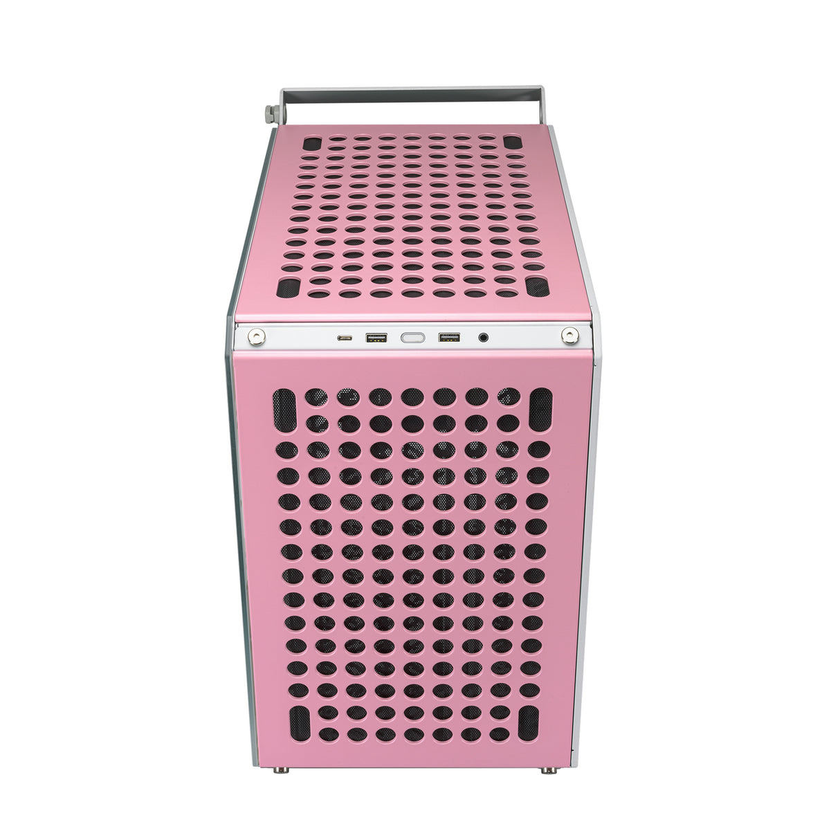 Cooler Master QUBE 500 Flatpack Macaron Edition Midi Tower Crema de color, Color menta, Rosa, ATX, EATX, ITX