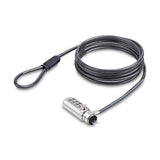 StarTech.com Cable de Seguridad Delgado para Portátil Compatible con Noble Wedge® de 1,5m - Cable Antirrobo para Portáti