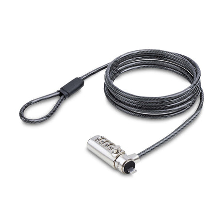 StarTech.com Cable de Seguridad Delgado para Portátil Compatible con Noble Wedge® de 1,5m - Cable Antirrobo para Portáti