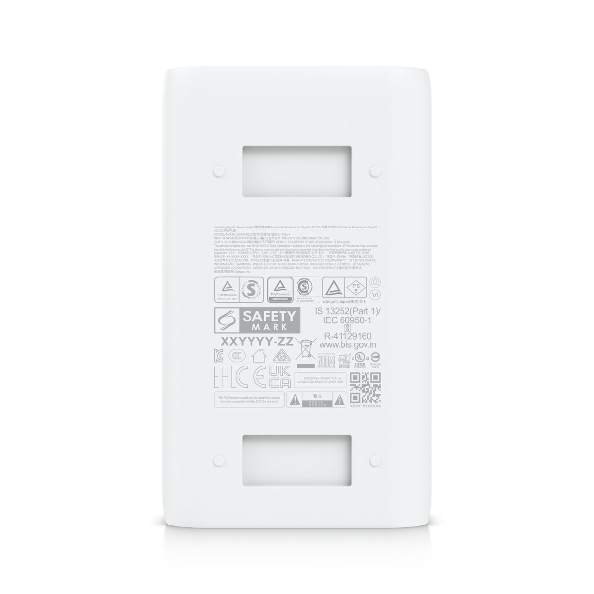 Ubiquiti UISP U-PoE++ Gigabit Ethernet 48 V, IEEE 802.3at, Blanco, 100-240 V