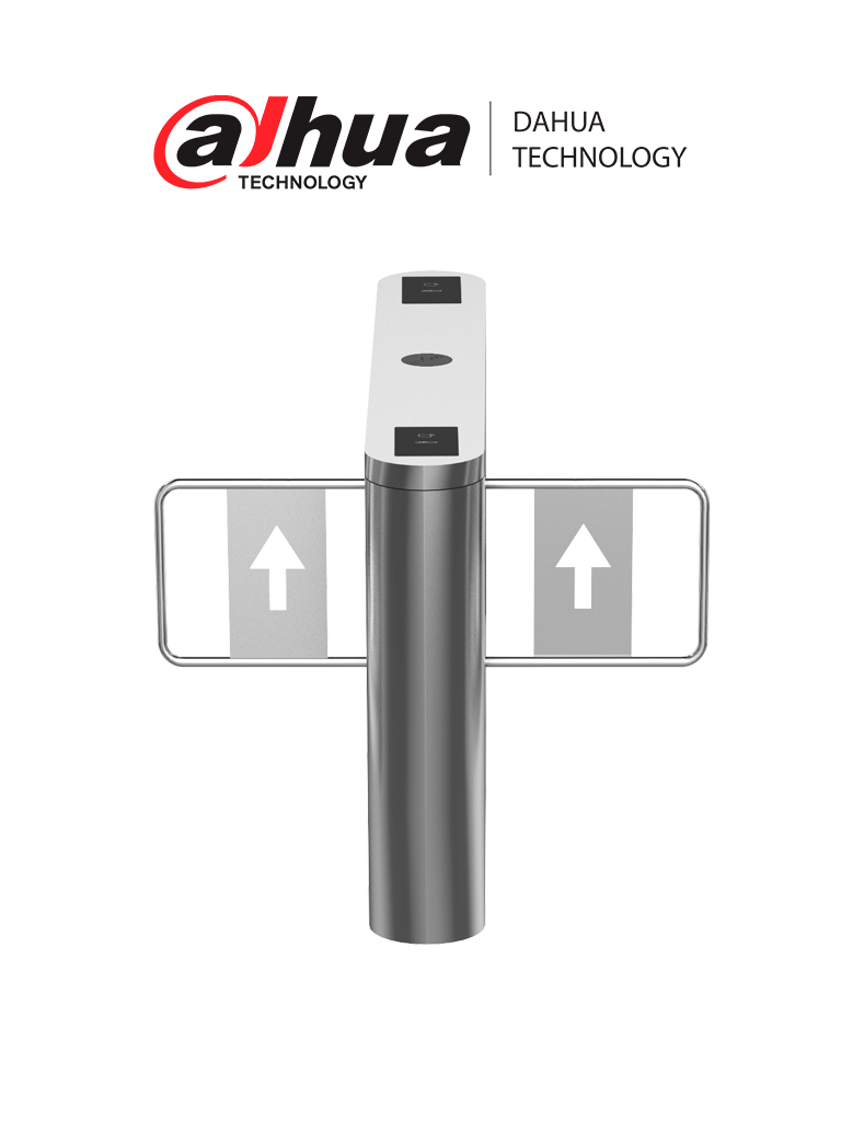 Dahua DHI-ASGB622K-D Swing Barrier Acero Inoxidable 5 Millones/ 20-60 Personas/Minuto/ IR 12 Pares