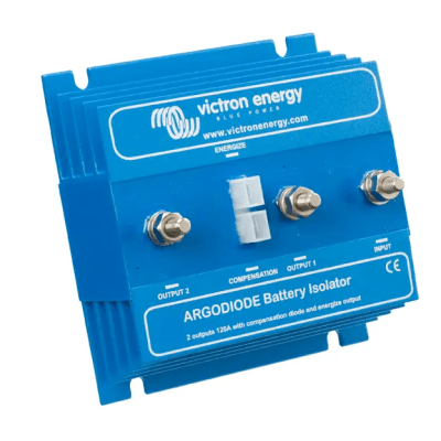 ARG802AC - Aislador de Baterías / 80A / 2 Baterías / Caída de Tensión 0.3V-0.45V / Diodos Schottky