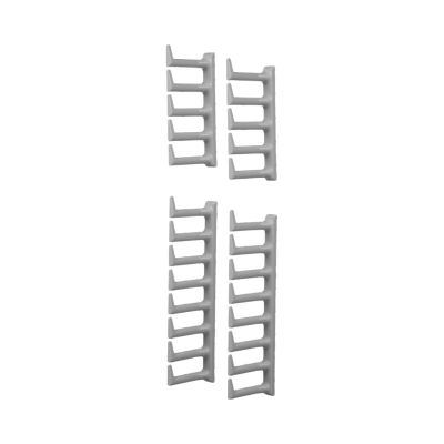 XG-FMS45W - Kit de Dedos para Gestión de Cables / 100 mm de Longitud / Para Gabinetes de 42 o 45 UR / Anchura Ajustable 600-800 mm / Color Blanco