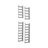 XG-FMS45W - Kit de Dedos para Gestión de Cables / 100 mm de Longitud / Para Gabinetes de 42 o 45 UR / Anchura Ajustable 600-800 mm / Color Blanco