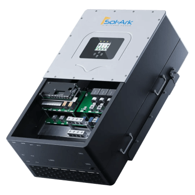 30K3PN208V - Inversor Híbrido Trifásico / 30 kW / 120/208 V / IP65 / Eficiencia 97.5% / Transferencia 5 ms / 160-500 Vcc Baterías