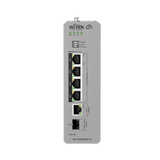 WI-PCES306GF-H - Switch Industrial PoE / 4 Puertos Gigabit PoE++ (802.3bt) 90W / 1 Puerto Gigabit + 1 SFP / Fanless / DIN-Rail / -30°C a 65°C / Presupuesto PoE 55W-300W