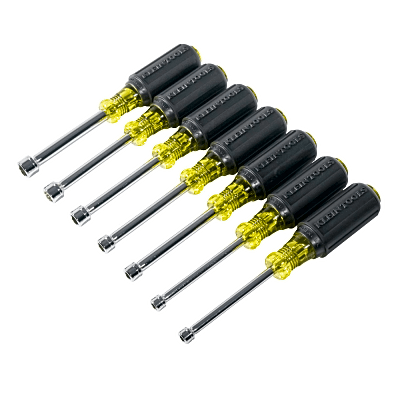 65-160 - Klein Tools Juego de Desarmadores de Caja / Métricos / Eje Hueco 76 mm (3 in) 65-160