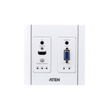 VE2812AUST - Transmisor HDBaseT de Pared / HDMI y VGA / 4K a 100 m (328 pies) / PoH PD / Conmutación Automática / IR y RS-232