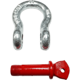 TSK-400-475 - Grillete Lira / 4.75 T WLL / Cuerpo 3/4" Acero Forjado Galvanizado / Perno 7/8" Alta Resistencia / Factor Seguridad 6:1 / Operación 100°C