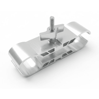 YSTH-1 - Abrazadera para Pata Ajustable / 18 cm x 5 cm / 7.09" x 1.97" / Aluminio / 250 g