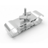 YSTH-1 - Abrazadera para Pata Ajustable / 18 cm x 5 cm / 7.09" x 1.97" / Aluminio / 250 g