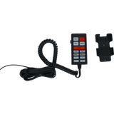 XDKQ77 - Controlador de Sirena Vehicular / 13 Botones / Ajuste de Volumen / Luces Auxiliares / Conexión Cableada / Montaje en Tablero