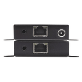 VE1821 - Kit Extensor HDMI | 4K sobre Cat 6 | 4096x2160 @ 30 Hz | Hasta 40 metros Cat 6 | Tecnología PoC | EDID Switch y Copia | Control IR Remoto | Audio Lossless 7.1CH | Metal | Plug and Play