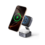35316 - Ugreen 35316 cargador de dispositivo móvil Auriculares, Smartphone, Reloj inteligente Gris USB Cargador inalámbrico Carga rápida Interior