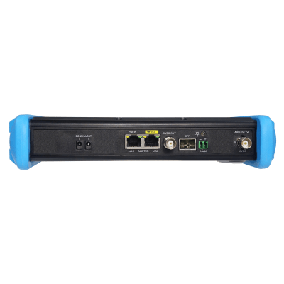 TPTURBO8K(BT) - Tester de Video Profesional / Pantalla Táctil IPS 7" / 4K/8K H.265 / IP/HD/Analógico / TVI/CVI/AHD/CVBS / PoE 24W / TDR / HDMI 1080p / Autonomía 10 h