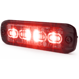 ED3802RGAW - Luz Auxiliar de 16 LED, Rojo/Verde/Ambar/Blanco, Lente Transparente