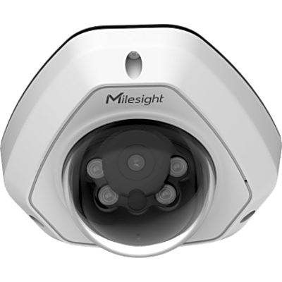 MS-C8173-PD/4MM/F1.6/M - Milesight Cámara Mini Domo AI Antivandálica 4K / 8 Megapíxeles / Lente 4 mm