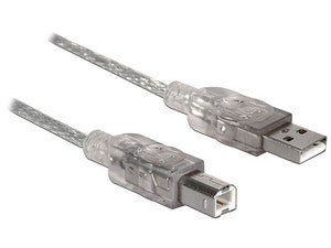 Cable USB 2.0 Manhattan A macho/ B macho 5M para Impresora y Escáner
