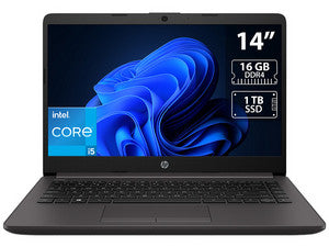 Laptop HP 240 G8: Intel Core i5 1135G7 (4.2 GHz), 16GB DDR4, SSD 1TB, Pantalla 14" LED, Iris Xe Graphics, Windows 11 Home