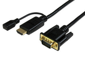 Cable Convertidor StarTech HDMI a VGA, 3m, 1080p, Macho a Macho