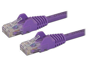 Cable de Red StarTech Cat6 UTP, 3m, 1Gbps, Color Morado