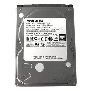 Toshiba MQ01ABD100V disco duro interno 1 TB 5400 RPM 2.5" SATA
