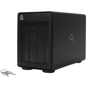 OWC ThunderBay 4 RAID unidad de disco multiple 0 TB Torre Negro