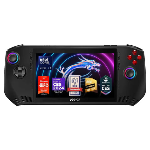 MSI - Claw A1M 7" 120Hz FHD 1080P Gaming Handheld-Intel core CU7 155H-Intel Arc-16GB-512GBSSD - Black (Ultra 7)