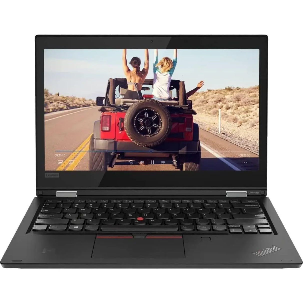 Refurbished - Lenovo ThinkPad L380 Yoga Intel Core i5-8250U 8GB Memory 256 GB SSD Intel UHD Graphics 620 13.3" 10-point Multi-touchscreen 1920 x 1080 Convertible 2-in-1 Laptop - Backlit English/Spanish Keyboard - Windows 11 Pro *Grade A*