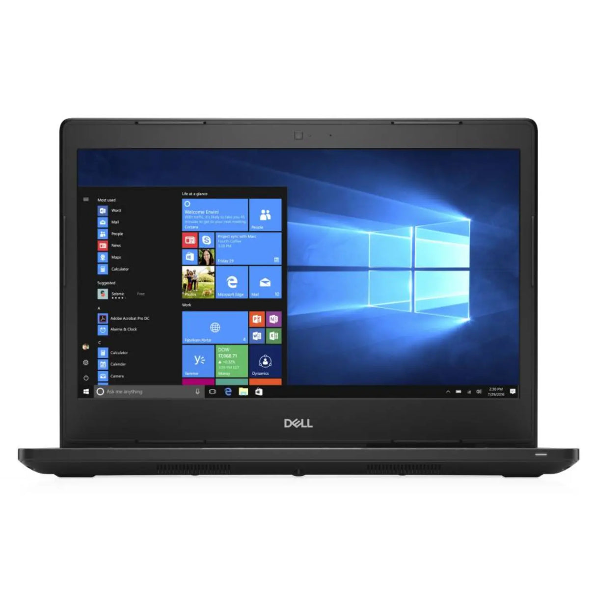 Refurbished - Dell Latitude 3480, 14" HD Laptop (Intel Core i5-7200U, 8GB DDR4, 256GB Solid State Drive, Backlit English/Spanish Keyboard W11 Pro *Grade A*