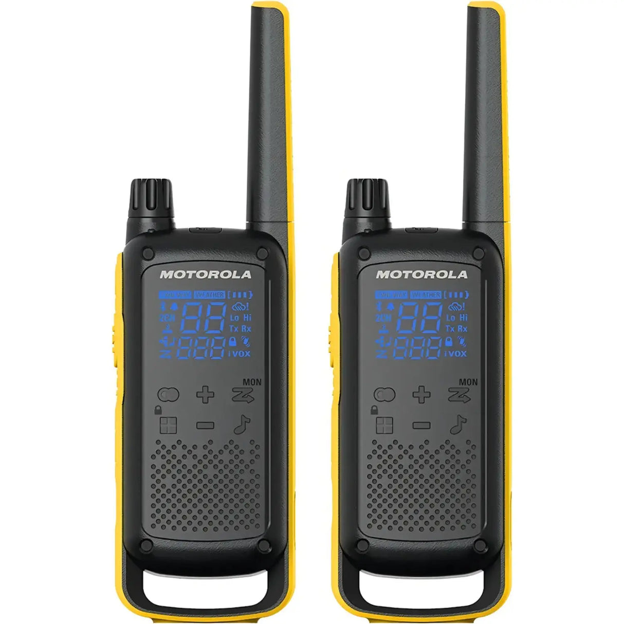 RECHARGEABLE TWO-WAY RADIOS (DUAL PACK WITH ACCESSORIES)