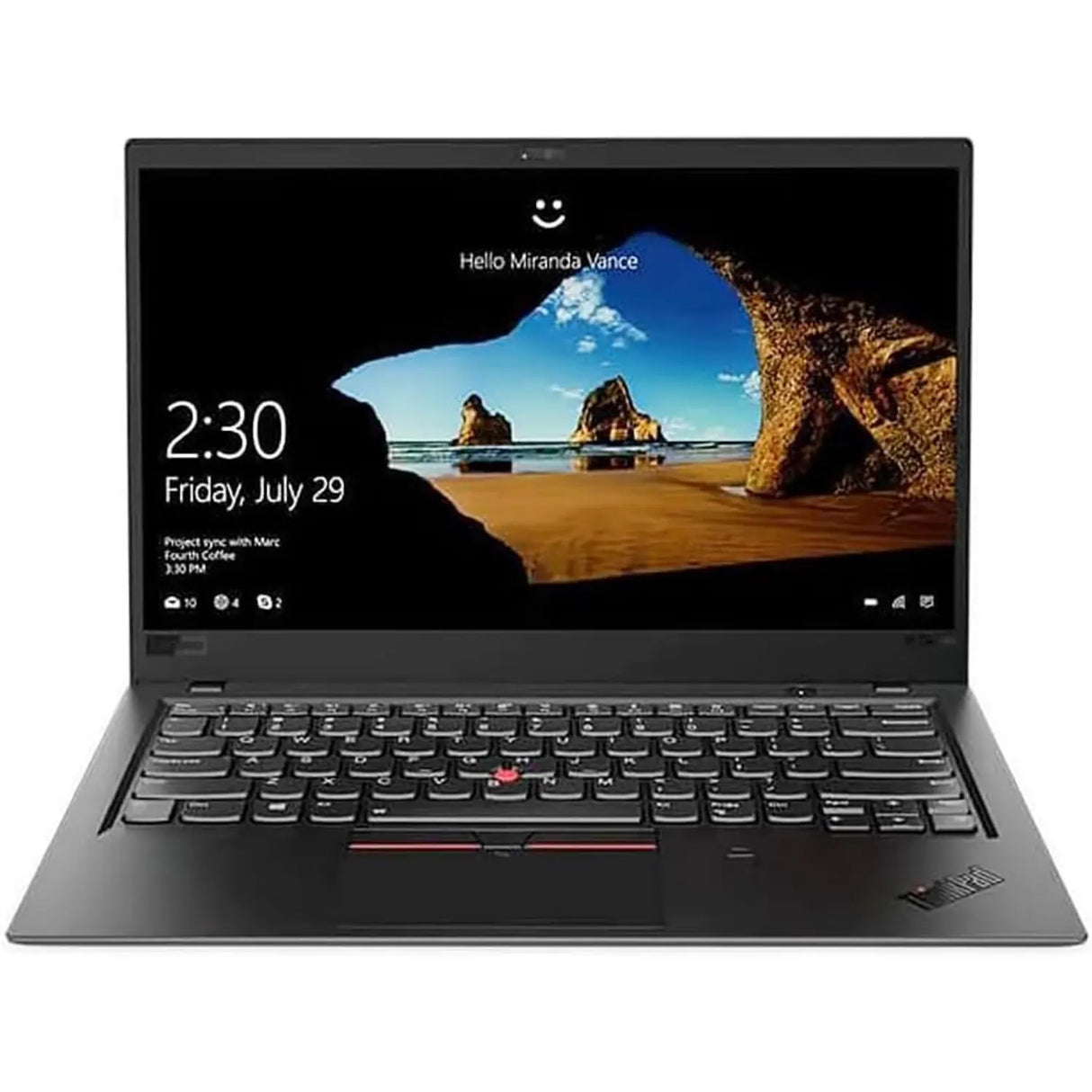 Refurbished - LENOVO ThinkPad X1 Carbon G6 Notebook PC | 1920x1080 | Intel Core i7-8650U | Integrated GPU | 16 GB LPDDR3 | 256GB SSD | Microsoft Windows 11 Pro | BLACK | Touchscreen | Webcam (CTO) *Grade AB*