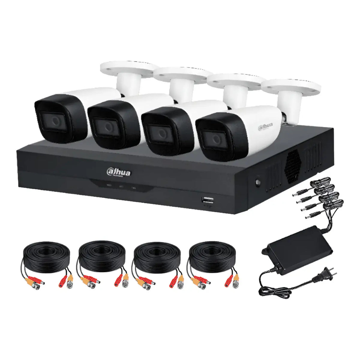 Kit de videovigilancia Dahua Technology DH-KIT / XVR5104HS-4KL-I3 / 4-HFW1500CMN-A-0280B-S2
