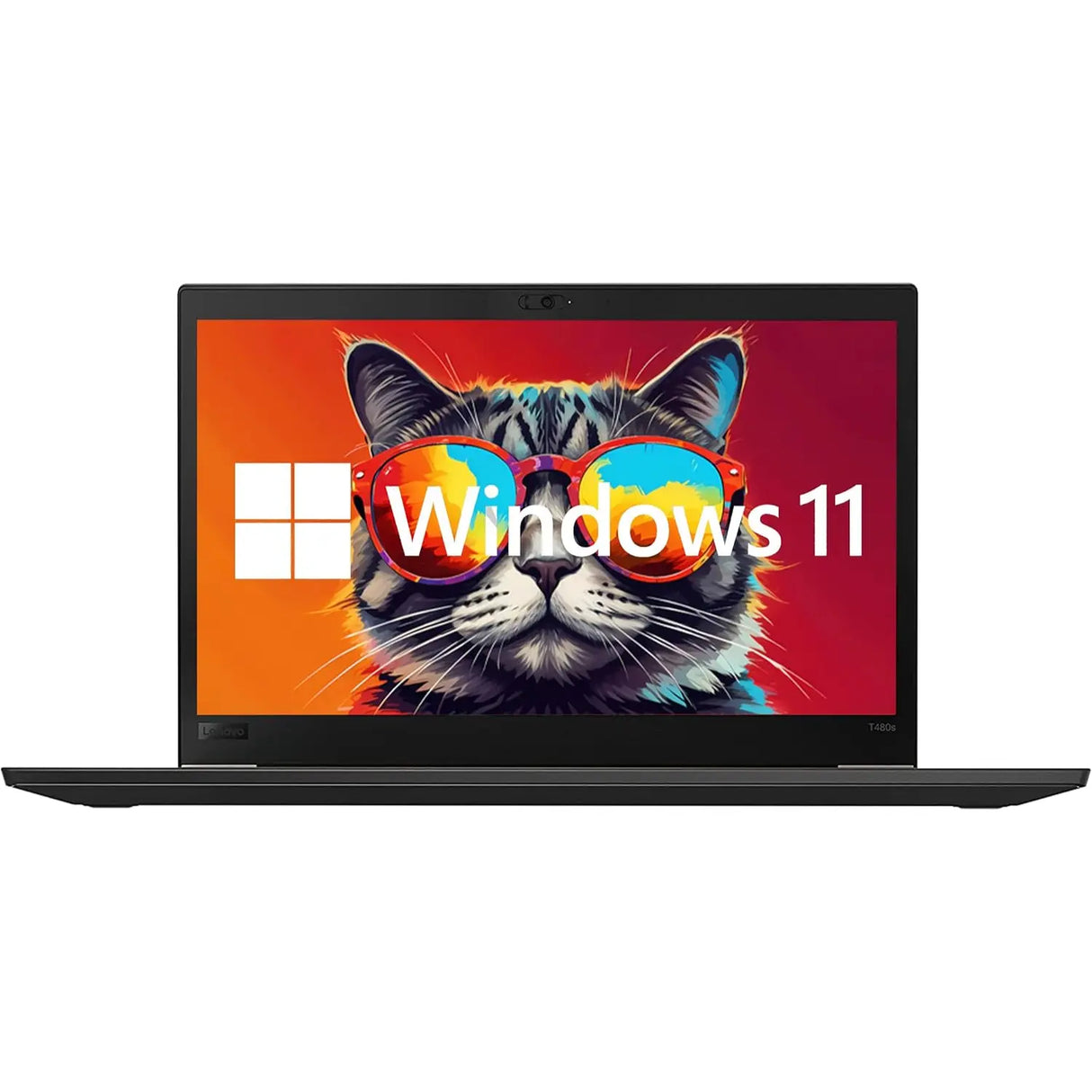 Refurbished - Lenovo Thinkpad T480s | 1920x1080 | Intel Core i5-8350U CPU @ 1.70GHz | 8 GB | 256 GB SSD NVMe | Microsoft Windows 11 Pro | BLACK | CAM (CTO) *Grade A*