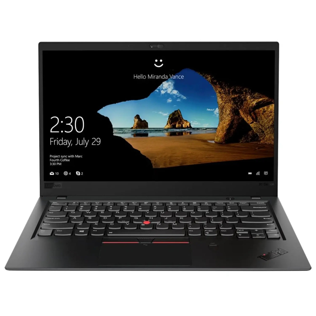 Refurbished - LENOVO ThinkPad X1 Carbon G6 Notebook PC | 1920x1080 | Intel Core i7-8650U | Integrated GPU | 16 GB LPDDR3 | 256GB SSD | Microsoft Windows 11 Pro | BLACK | Touchscreen | Webcam (CTO) *Grade A*