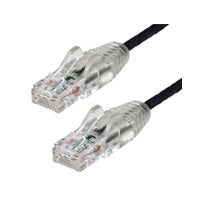 StarTech.com Cable De Red Ethernet Cat6 Delgado 30cm, Snagless, Negro